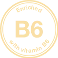 Enriched with vitamin B6